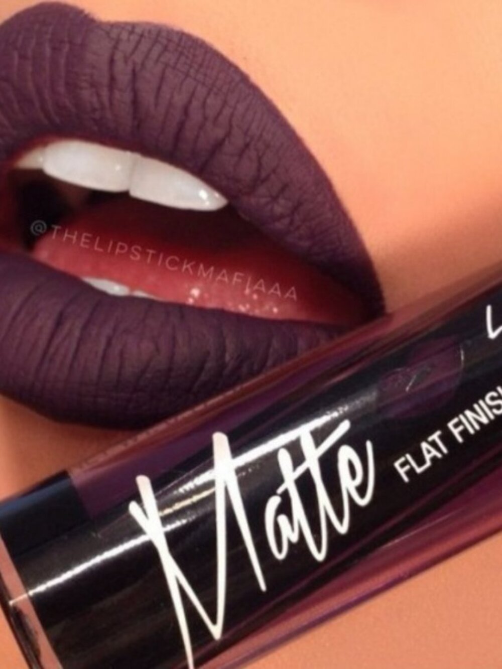 LA Girl Flat Finish Matte Pigment Gloss - Black Currant - Sealed